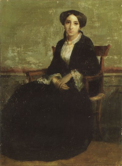 Een portret van Geneviève Bouguereau door William Adolphe Bouguereau